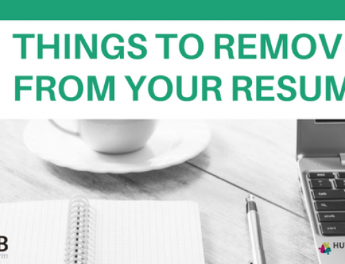 9 Things to remove from your resume